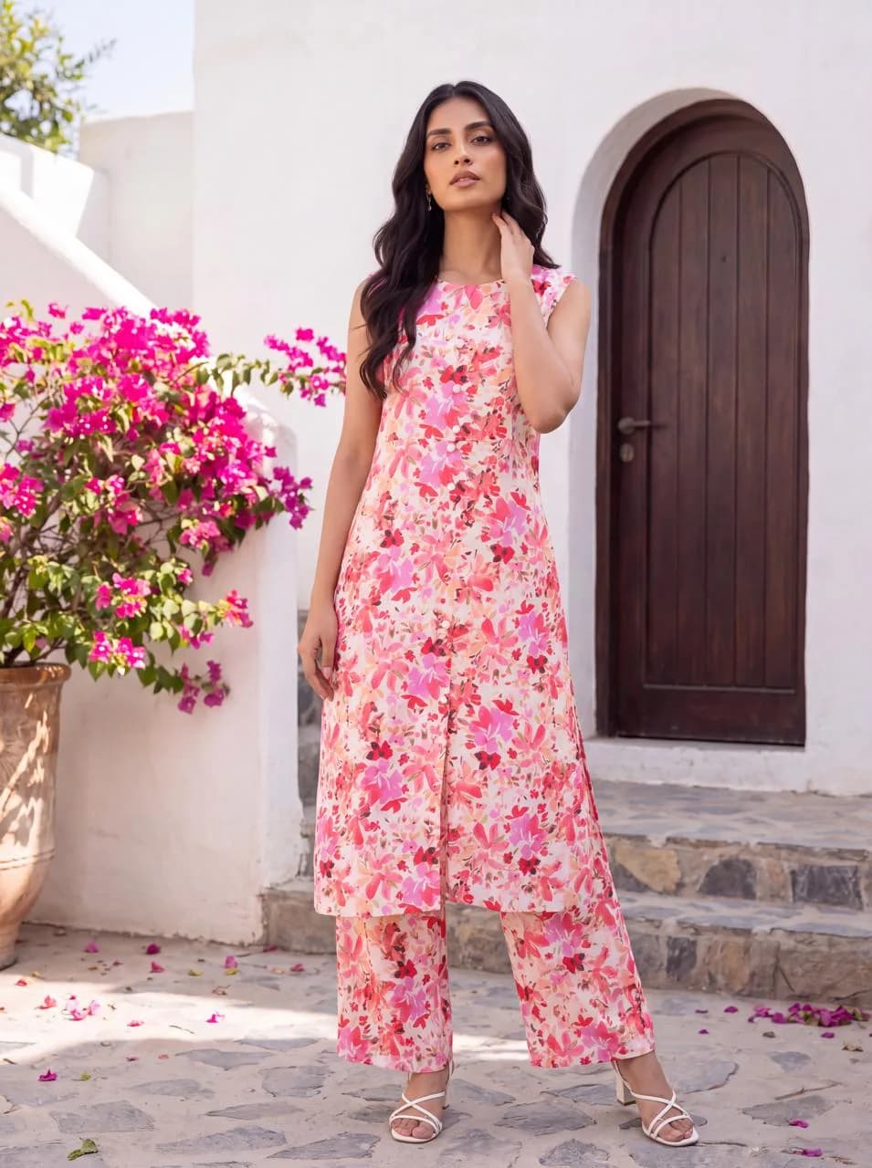 Rose Petal Co ord Set
