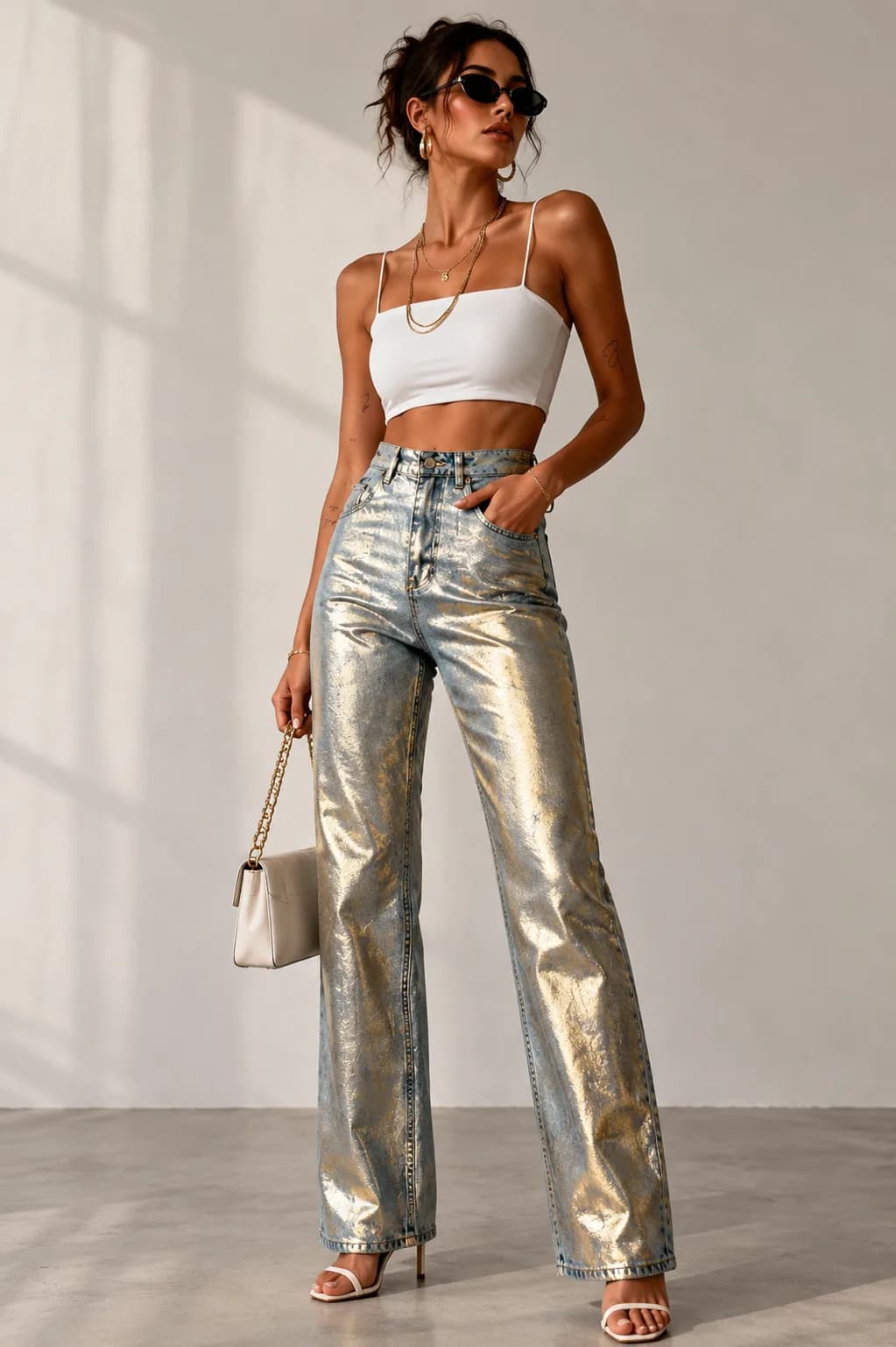 Golden Luxe Denim